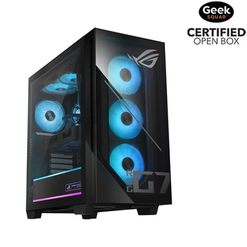 Open Box - ASUS ROG GM700 Gaming PC (AMD Ryzen 7 9800X 3D /32GB RAM/2TB SSD/RTX 5070) - Only at Best Buy