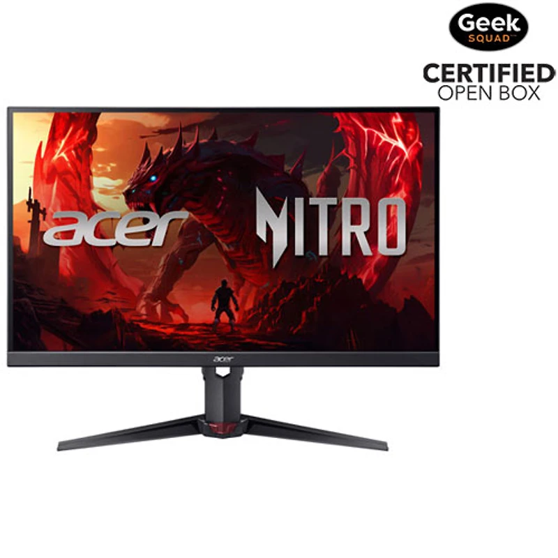 Open Box - Acer Nitro 23.8" FHD 200Hz 0.5ms GTG IPS LED FreeSync Gaming Monitor (XV240Y) - Black