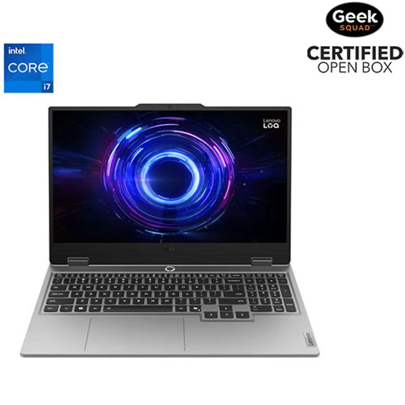 Open Box - Lenovo LOQ 15.6" Gaming Laptop - Luna Grey (Intel Core i7 - 14700HX/16GB RAM/1TB SSD/RTX 5050)