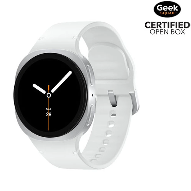 Boîte ouverte - Montre intelligente Bluetooth de 40mm Samsung Galaxy Watch8 - Argenté