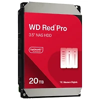 WD Red Pro 20TB 7200RPM SATA Internal NAS Hard Drive (WD202KFGX)