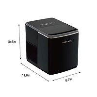 Machine à glaçons arrondis autonome et rétro 26 lb de Frigidaire (EFIC513) - Noir