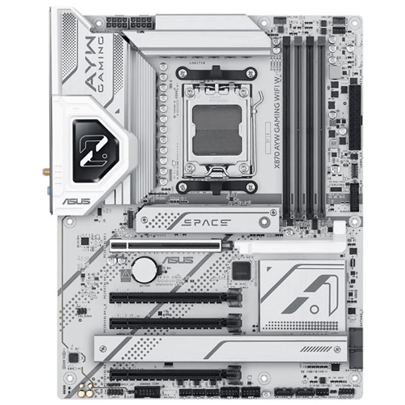 Carte mère X870 AYW Gaming Wi-Fi 6 AM5 DDR5 d'ASUS pour processeurs Ryzen 9000/8000/7000 d'AMD