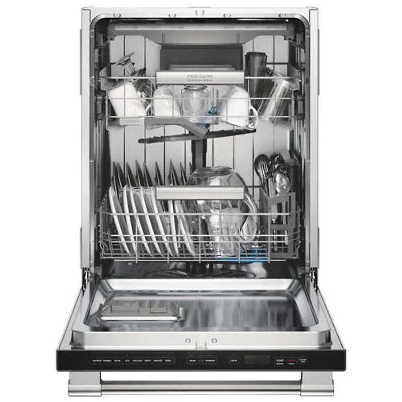 Frigidaire Pro 24" 45dB Clean Boost Adjustable Racks with Third Rack Energy Star (PDSH4816BF) - Stainless Steel