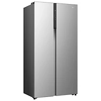 Réfrigérateur à deux portes 19,2 pi³ et 36 po de Hisense (RS19A2CSD) - Titane