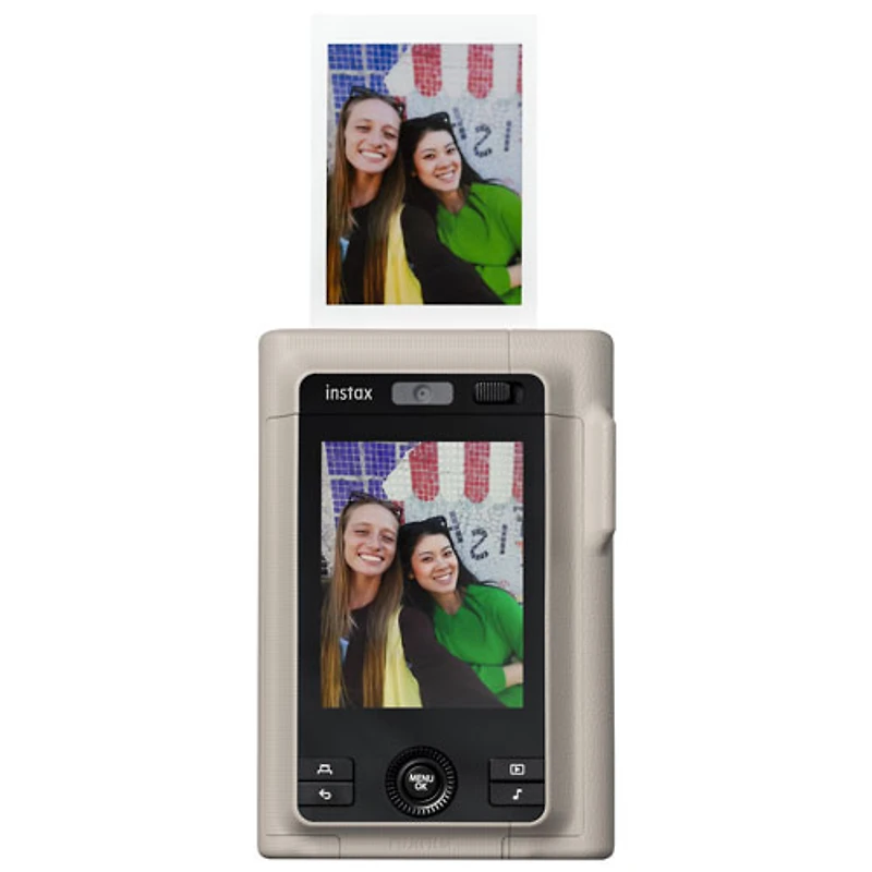 Fujifilm Instax Mini LiPlay+ Instant Camera Gift Set - Sandy Beige