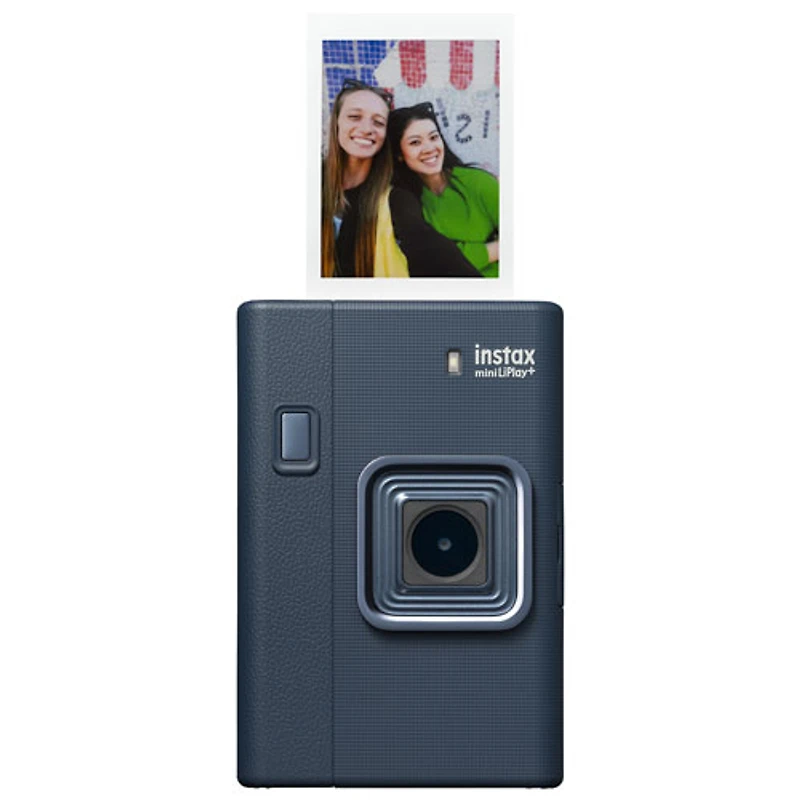 Ensemble-cadeau avec appareil instantané Instax Mini LiPlay+ de Fujifilm - Bleu nuit