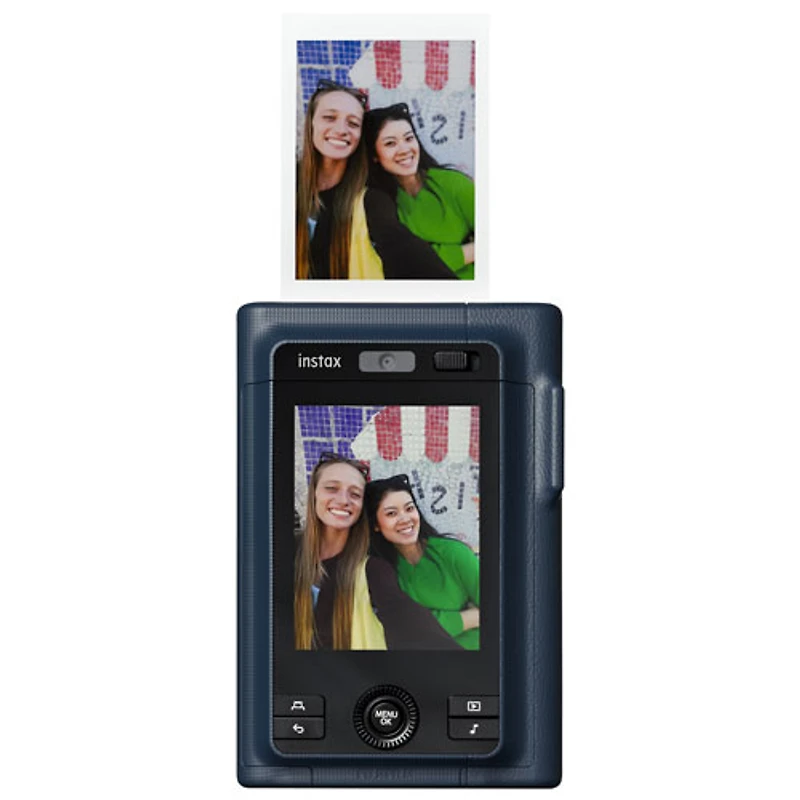 Ensemble-cadeau avec appareil instantané Instax Mini LiPlay+ de Fujifilm - Bleu nuit