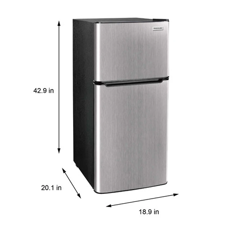 Réfrigérateur de bar autonome de 4,5 pi³ de Frigidaire (EFR463) - Acier inoxydable