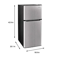 Réfrigérateur de bar autonome de 4,5 pi³ de Frigidaire (EFR463) - Acier inoxydable