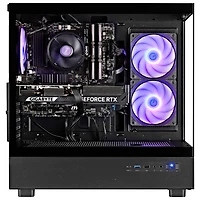 Ordinateur de jeu Glass de Technoid (Ryzen 7 7700X d'AMD/RAM 32 Go/SSD 2 To/GeForce RTX 5060/Windows 11)