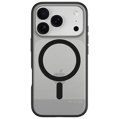 Étui rigide ajusté avec MagSafe d'Incase Designs pour iPhone 17 Pro - Noir translucide