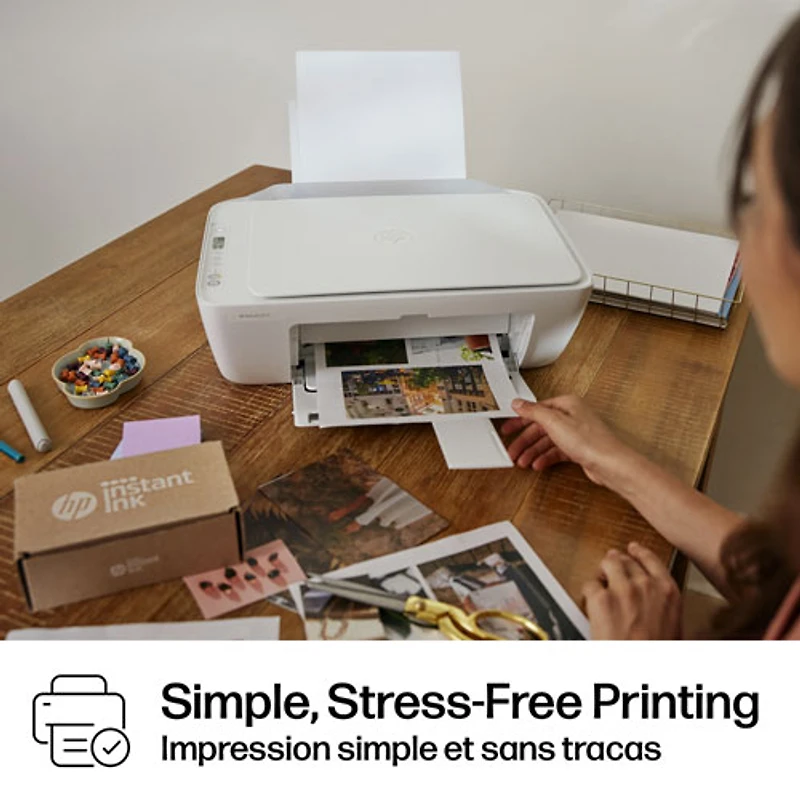 Imprimante à jet d'encre tout-en-un sans fil DeskJet 2827e de HP