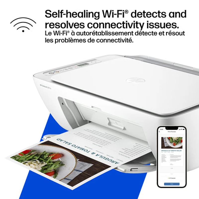 Imprimante à jet d'encre tout-en-un sans fil DeskJet 2827e de HP