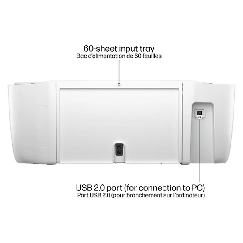 Imprimante à jet d'encre tout-en-un sans fil DeskJet 2827e de HP