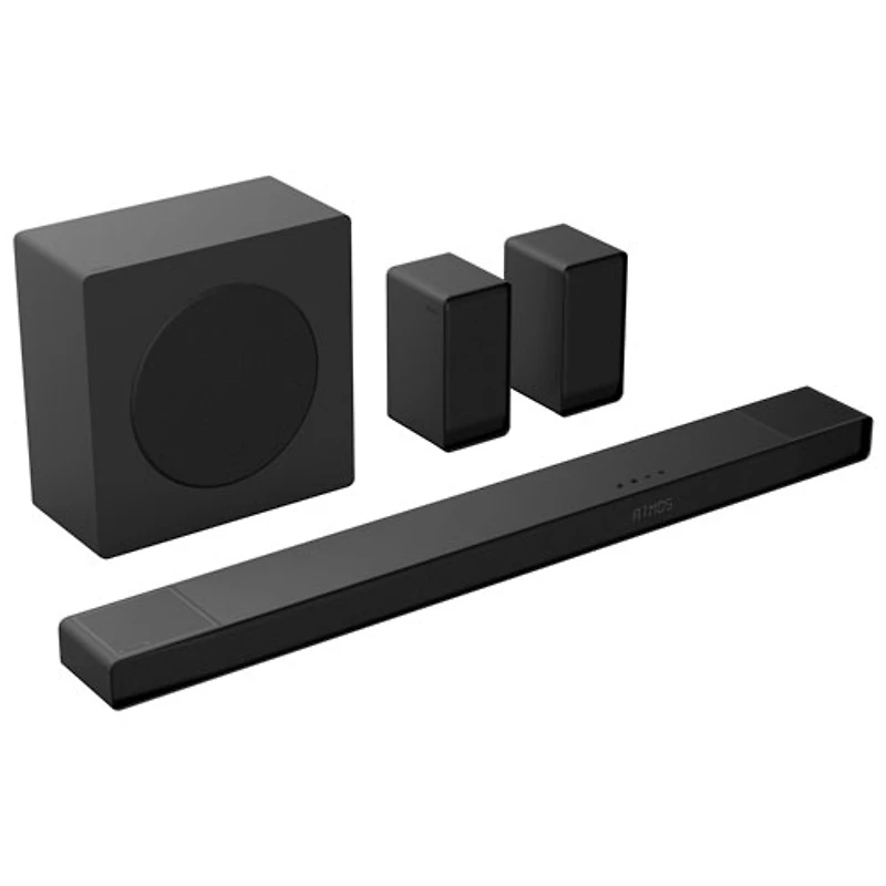 Hisense AX5140Q 600-Watt 5.1.4 Channel Sound Bar with Wireless Subwoofer & Rear Speakers