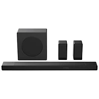Hisense AX5140Q 600-Watt 5.1.4 Channel Sound Bar with Wireless Subwoofer & Rear Speakers