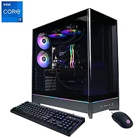 Ordinateur de jeu Gamer Supreme de CyberPowerPC (Core i7-14700F d'Intel/RAM 32 Go/SSD 2 To/GeForce RTX 5070/Windows 11) - Anglais