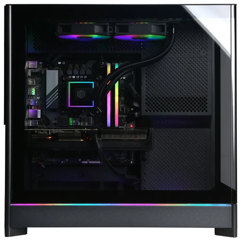 Ordinateur de jeu Gamer Supreme de CyberPowerPC (Core i7-14700F d'Intel/RAM 32 Go/SSD 2 To/GeForce RTX 5070/Windows 11) - Anglais