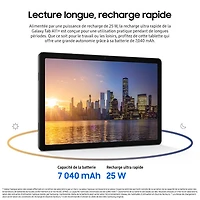 Tablette Galaxy Tab A11+ (Plus) 11 po 128 Go Android 5G de Samsung à processeur MT8775 de MediaTek - Gris