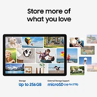 Samsung Galaxy Tab A11+ (Plus) 11" 256GB Android Tablet with MediaTek MT8775 Processor - Silver