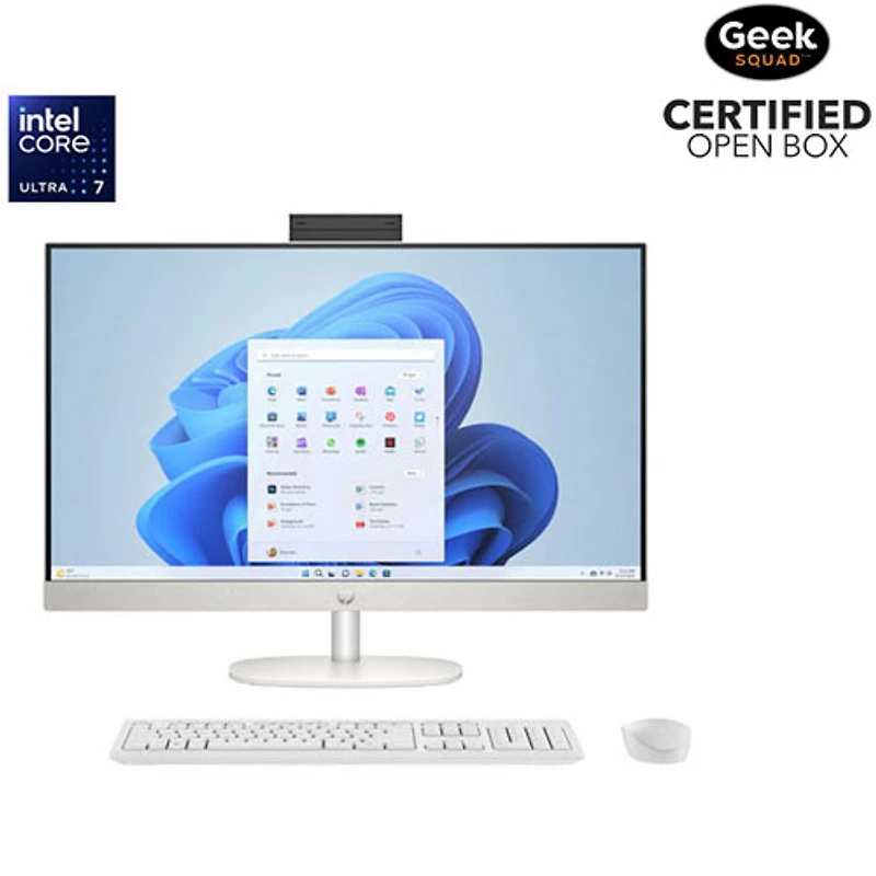 Open Box - HP 27" All-in-One PC (Intel Core Ultra 7 155U/1TB SSD/16GB RAM/Windows 11) - Only at Best Buy