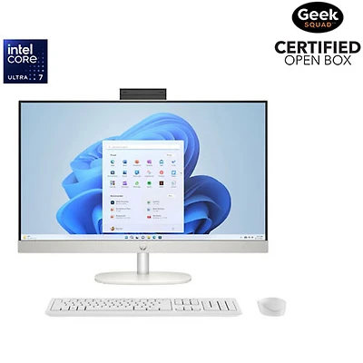 Open Box - HP 27" All-in-One PC (Intel Core Ultra 7 155U/1TB SSD/16GB RAM/Windows 11) - Only at Best Buy