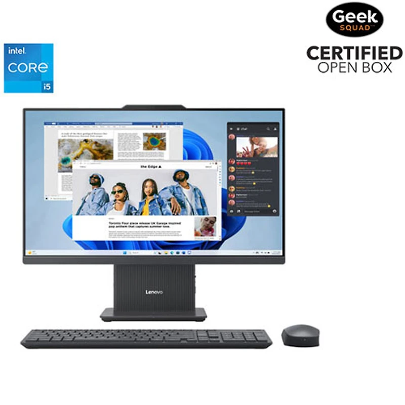 Open Box - Lenovo IdeaCentre All-in-One PC - Luna Grey (Intel Core i5-13420H/16GB RAM/512GB SSD/Windows 11)