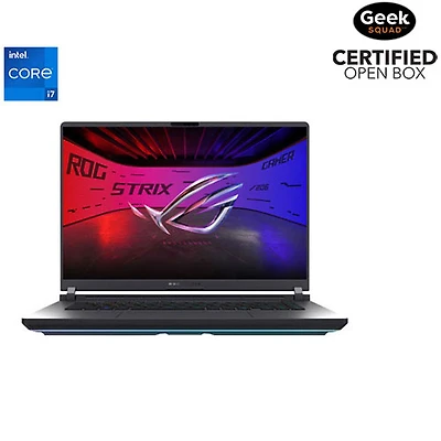 Open Box - ASUS ROG Strix G16 16" Gaming Laptop - Grey (Intel Core i7 14650HX/16GB RAM/1TB SSD/GeForce RTX 5050/Win11)