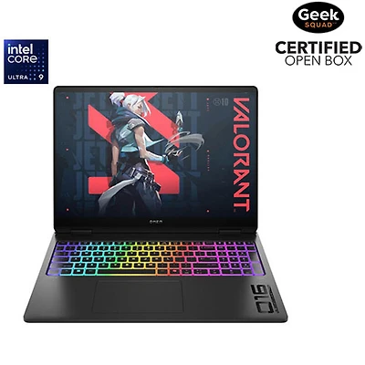 Open Box - HP OMEN 16 MAX 16" Gaming Laptop - Shadow Black (Intel Core Ultra 9-275HX/64GB RAM/2TB SSD/GeForce RTX 5090)