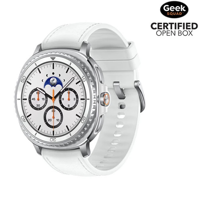 Boîte ouverte - Montre intelligente Bluetooth Galaxy Watch8 Classic de 46 mm de Samsung - Blanc