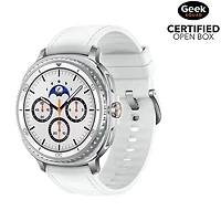 Boîte ouverte - Montre intelligente Bluetooth Galaxy Watch8 Classic de 46 mm de Samsung - Blanc