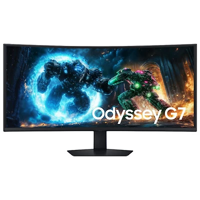 Moniteur de jeu incurvé DEL AV UHD 4K GTG 1 ms 180 Hz de 40 po de Samsung (LS40FG756ENXZA) - Noir