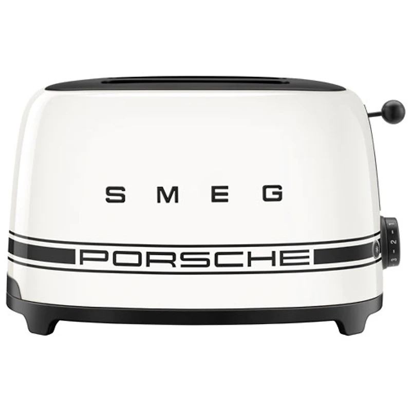 Smeg Toaster - 2-Slice - Porsche Carrara Collection - White