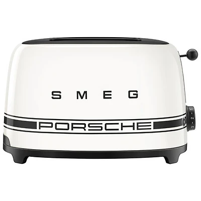 Smeg Toaster - 2-Slice - Porsche Carrara Collection - White