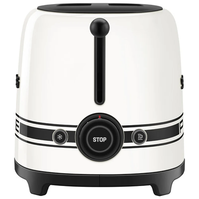 Smeg Toaster - 2-Slice - Porsche Carrara Collection - White