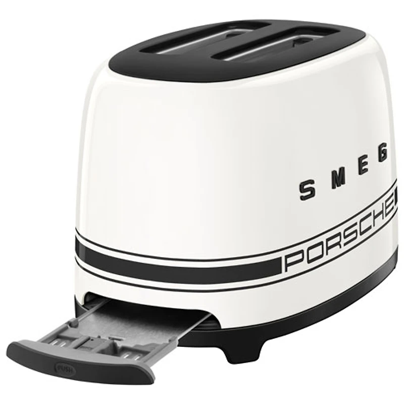 Smeg Toaster - 2-Slice - Porsche Carrara Collection - White