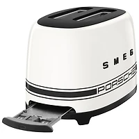 Smeg Toaster - 2-Slice - Porsche Carrara Collection - White