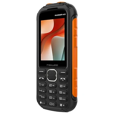 Ranger 4G de 128 Mo de Maxwest - Jaune/Noir - Déverrouillé