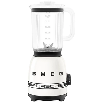 Smeg 50's Style 1.5L 600-Watt Countertop Blender - Carrara White