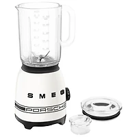 Mélangeur de comptoir 1,5 l et 600 W Années 50 de Smeg - Blanc Carrara