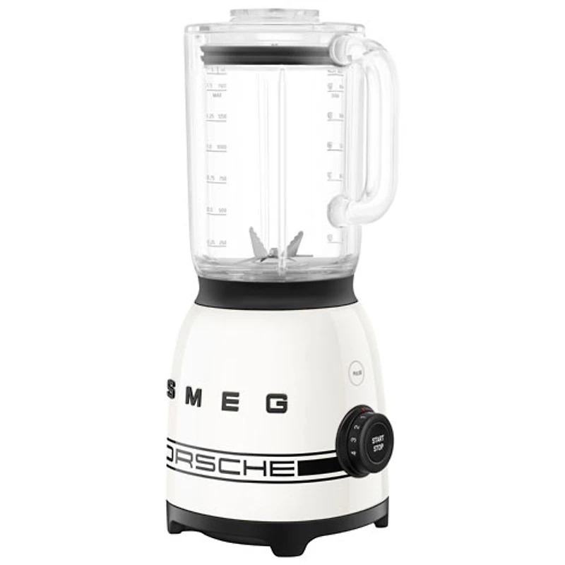Smeg 50's Style 1.5L 600-Watt Countertop Blender - Carrara White