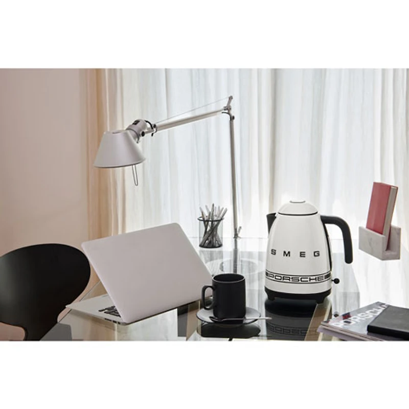 Smeg x Porsche 50's Style Electric Kettle - 1.7L - White - Exclusive Retail Partner