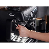 Refurbished (Good) - Breville Barista Express Impress Espresso Machine w/Frother&Coffee Grinder - Black Truffle - Remanufactured by Breville