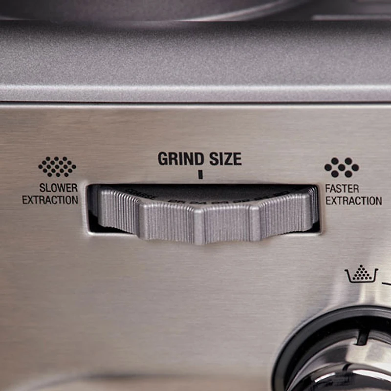 Refurbished (Good) - Breville Barista Express Impress Espresso Machine w/Frother&Coffee Grinder - Brushed SS - Remanufactured by Breville