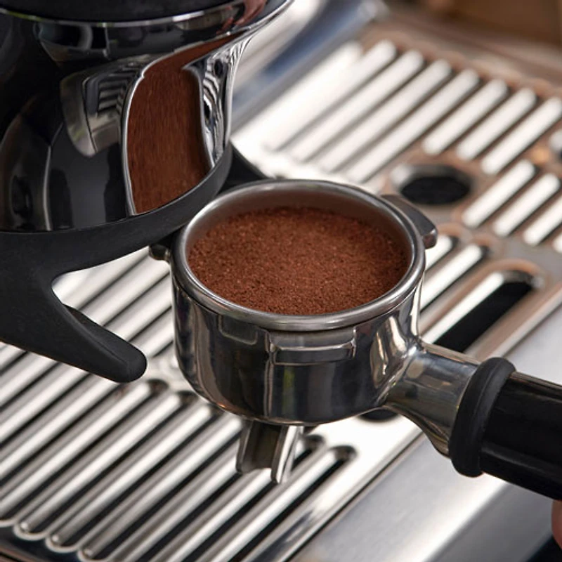 Refurbished (Good) - Breville Barista Express Impress Espresso Machine w/Frother&Coffee Grinder - Brushed SS - Remanufactured by Breville