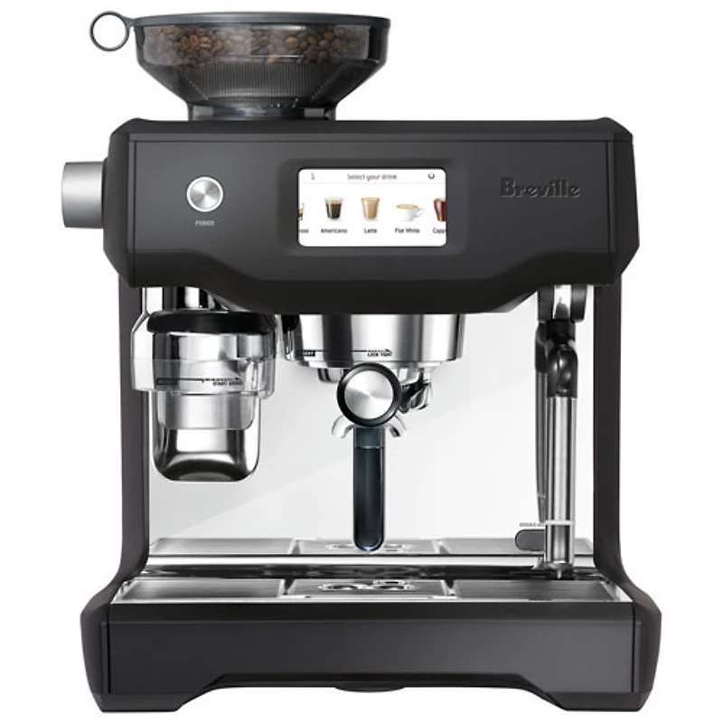 Refurbished (Good) - Breville Oracle Touch Automatic Espresso Machine w/Frother&Coffee Grinder - Black Truffle - Remanufactured by Breville