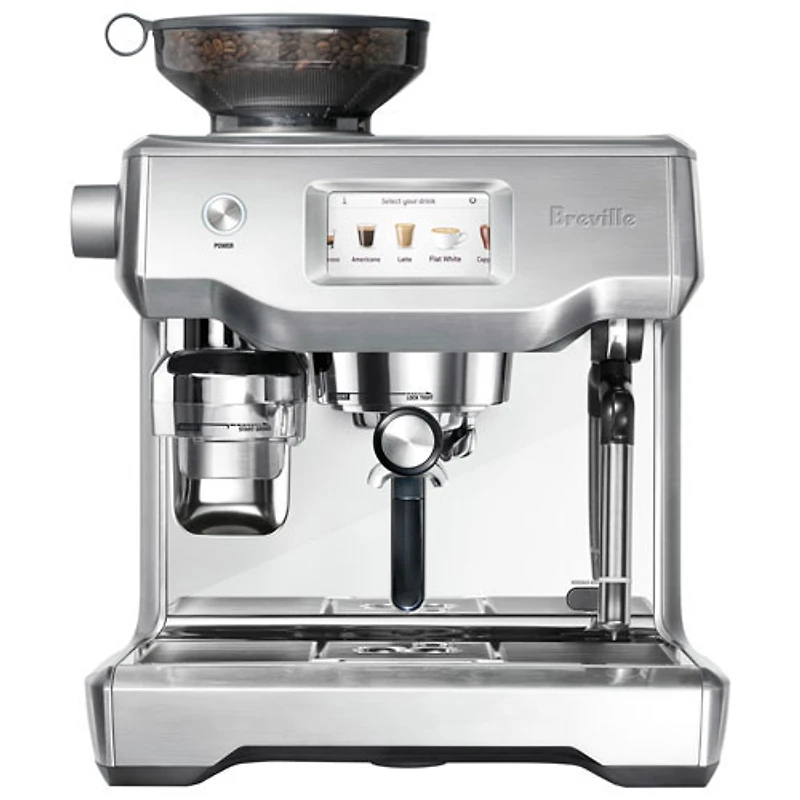 Refurbished (Good) - Breville Oracle Touch Automatic Espresso Machine w/Frother&Coffee Grinder - Brushed SS - Remanufactured by Breville