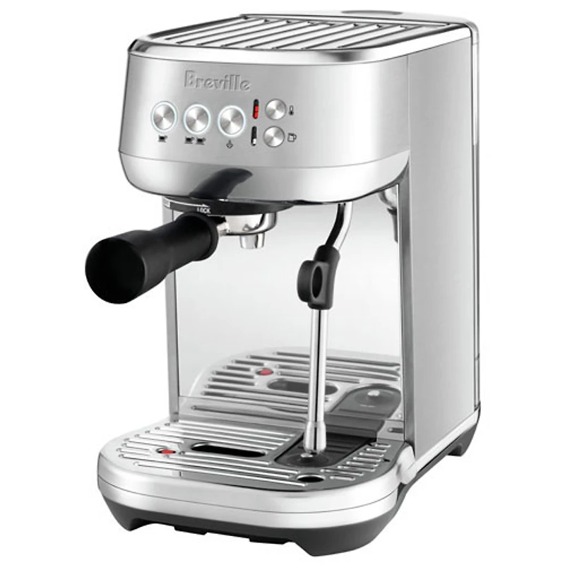 Remis à neuf (Bon état) - Machine à espresso automatique Bambino Plus de Breville - Acier inoxydable brossé - Remis à neuf par Breville