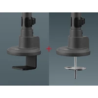 Support dynamique pour un moniteur de 17 à 50 po de One For All - Titane